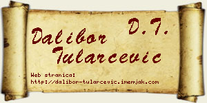 Dalibor Tularčević vizit kartica